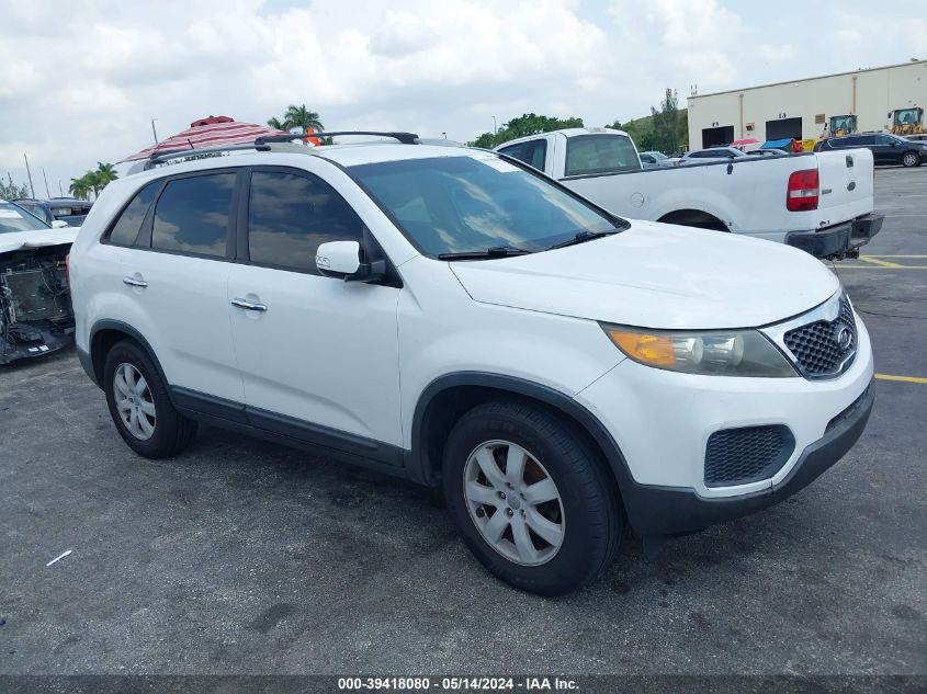 2012 Kia Sorento Lx V6 VIN: 5XYKT4A22CG296712 Lot: 39418080