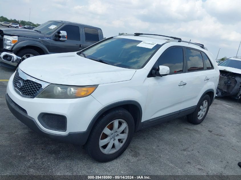 2012 Kia Sorento Lx V6 VIN: 5XYKT4A22CG296712 Lot: 39418080