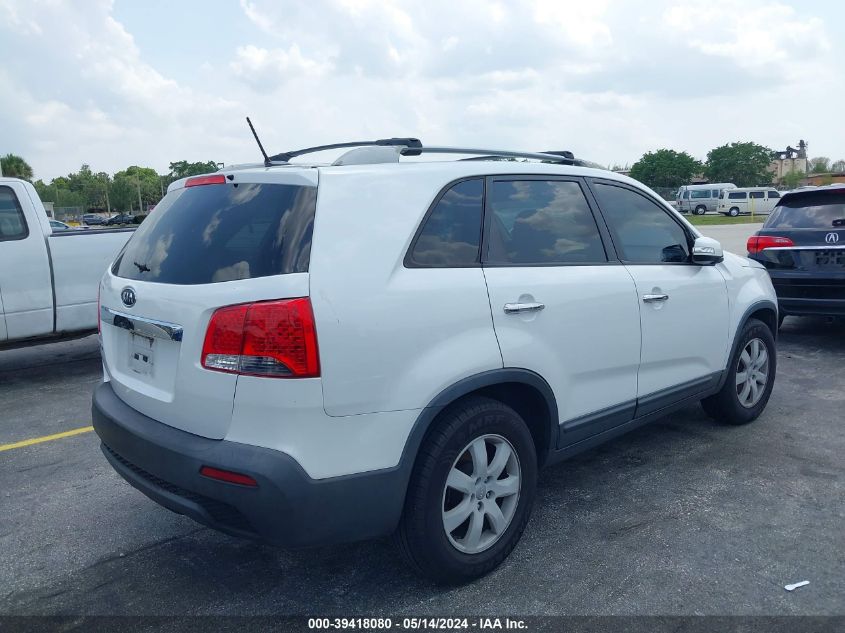 2012 Kia Sorento Lx V6 VIN: 5XYKT4A22CG296712 Lot: 39418080