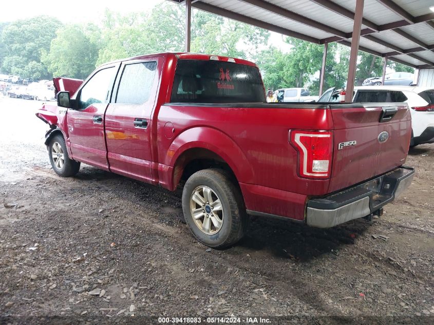 2016 Ford F-150 Xlt VIN: 1FTEW1CF1GFA87960 Lot: 39418083