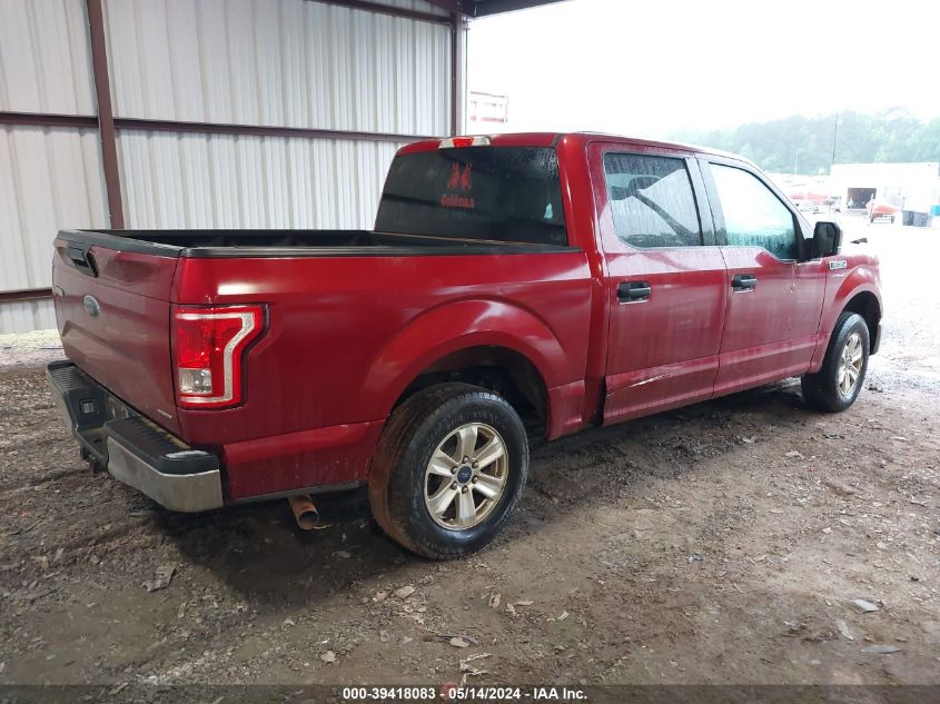 2016 Ford F-150 Xlt VIN: 1FTEW1CF1GFA87960 Lot: 39418083