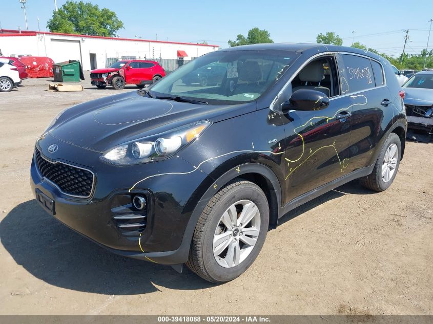 2019 Kia Sportage Lx VIN: KNDPMCAC7K7583903 Lot: 39418088