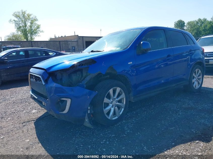 2015 Mitsubishi Outlander Sport Se VIN: 4A4AR4AU6FE001628 Lot: 39418092