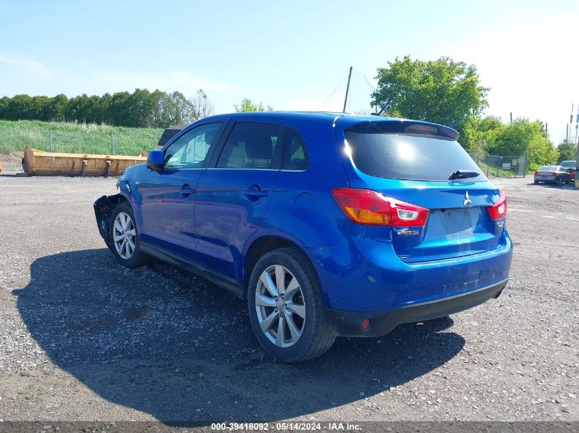 2015 Mitsubishi Outlander Sport Se VIN: 4A4AR4AU6FE001628 Lot: 39418092