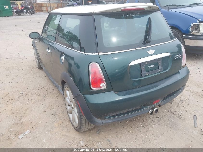 2006 Mini Cooper S VIN: WMWRE33546TG99786 Lot: 39418101