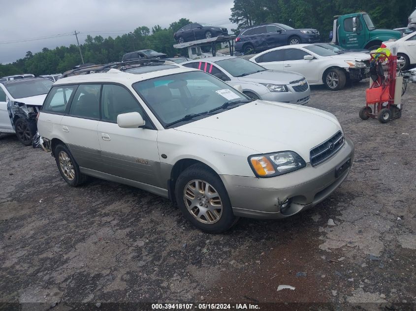 2001 Subaru Outback H6-3.0 VIN: 4S3BH806517645546 Lot: 39418107