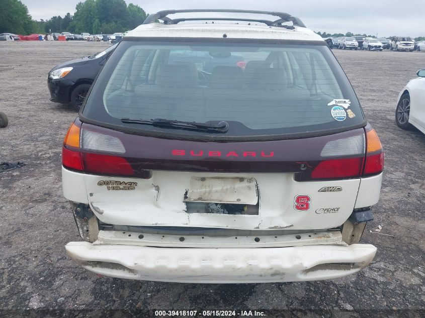 2001 Subaru Outback H6-3.0 VIN: 4S3BH806517645546 Lot: 39418107