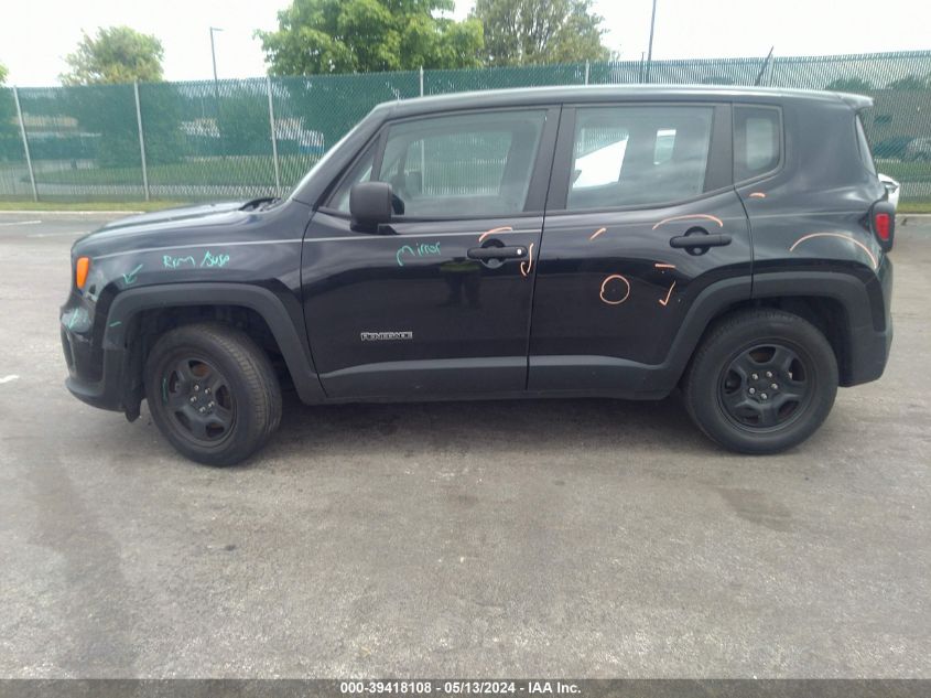 2020 Jeep Renegade Sport Fwd VIN: ZACNJAAB0LPL09486 Lot: 39418108