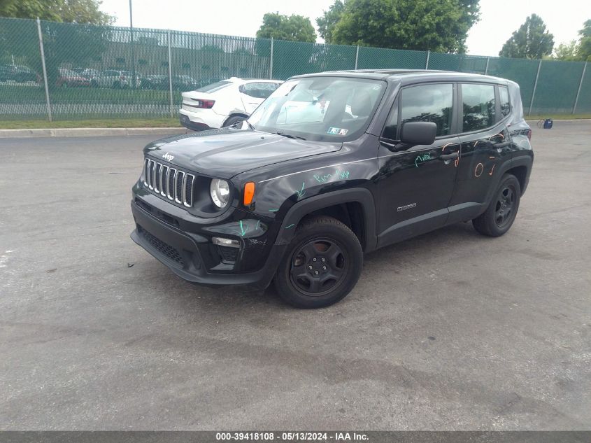 2020 Jeep Renegade Sport Fwd VIN: ZACNJAAB0LPL09486 Lot: 39418108