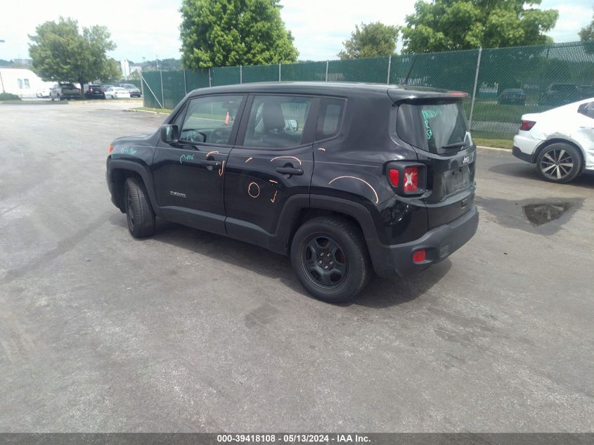 2020 Jeep Renegade Sport Fwd VIN: ZACNJAAB0LPL09486 Lot: 39418108