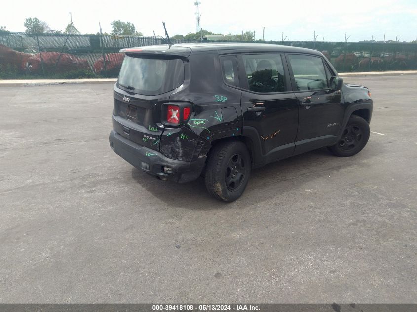 2020 Jeep Renegade Sport Fwd VIN: ZACNJAAB0LPL09486 Lot: 39418108