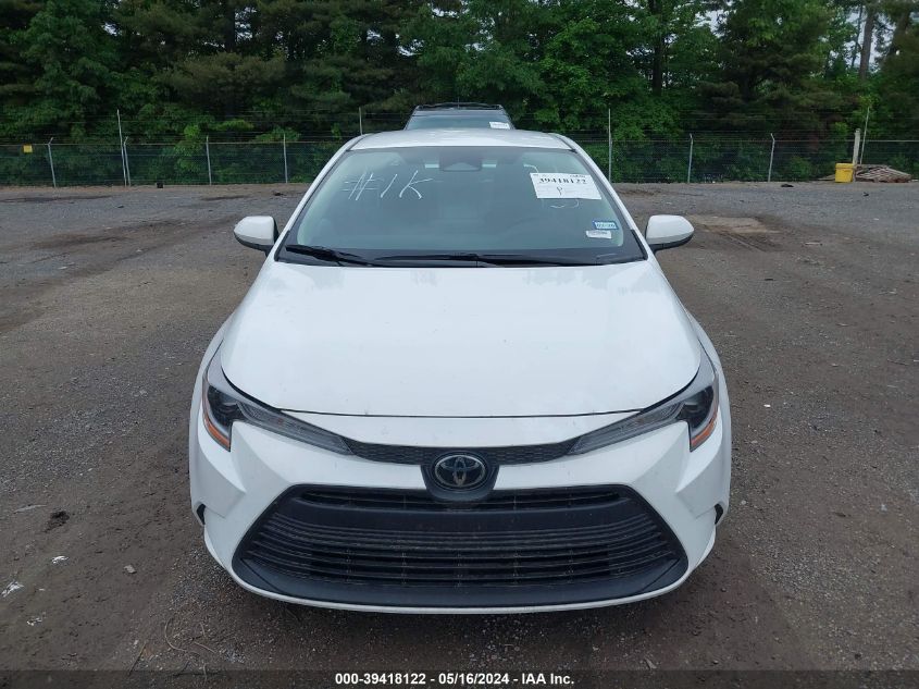 2023 Toyota Corolla Le VIN: 5YFB4MDE8PP072610 Lot: 39418122