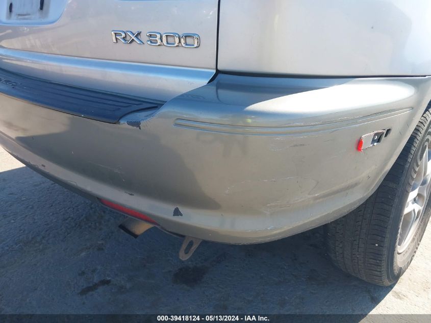 2002 Lexus Rx 300 VIN: JTJGF10U720149267 Lot: 39418124