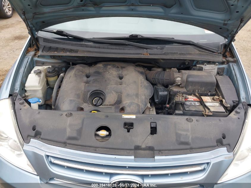 2010 Kia Sedona Ex VIN: KNDMH4C38A6342057 Lot: 39418125