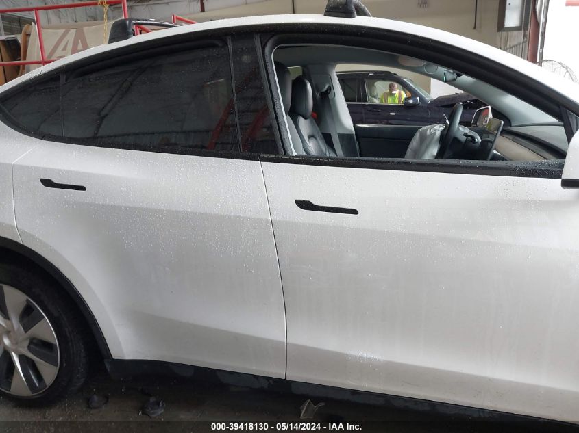 2021 Tesla Model Y Long Range Dual Motor All-Wheel Drive VIN: 5YJYGDEE0MF298079 Lot: 39418130