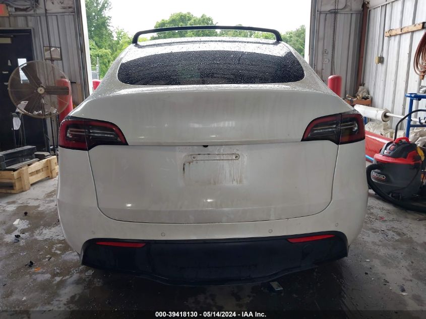 2021 Tesla Model Y Long Range Dual Motor All-Wheel Drive VIN: 5YJYGDEE0MF298079 Lot: 39418130