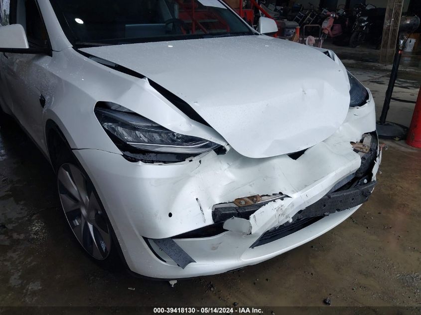 2021 Tesla Model Y Long Range Dual Motor All-Wheel Drive VIN: 5YJYGDEE0MF298079 Lot: 39418130