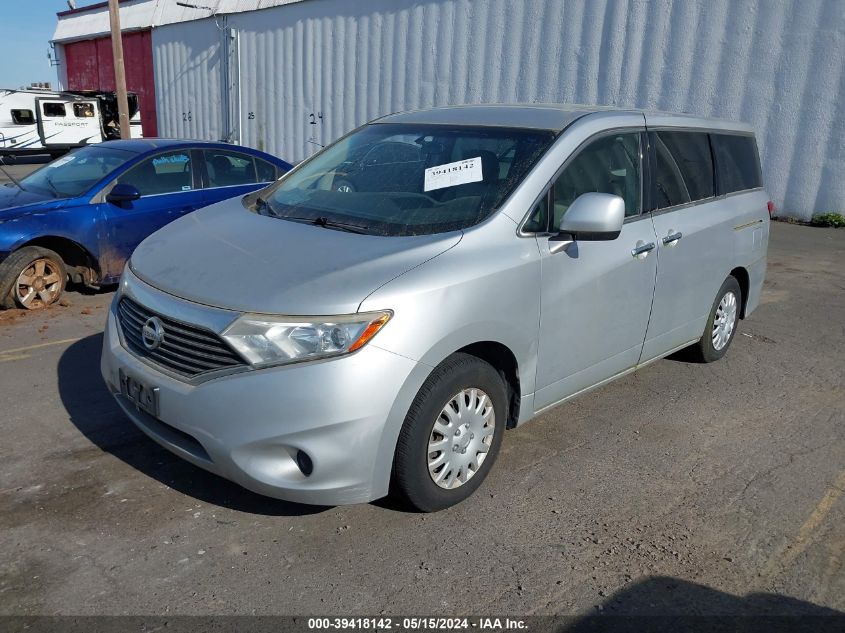 2011 Nissan Quest S/Sv/Sl/Le VIN: JN8AE2KP1B9010440 Lot: 39418142