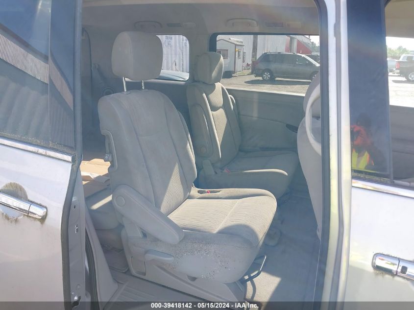 2011 Nissan Quest S/Sv/Sl/Le VIN: JN8AE2KP1B9010440 Lot: 39418142