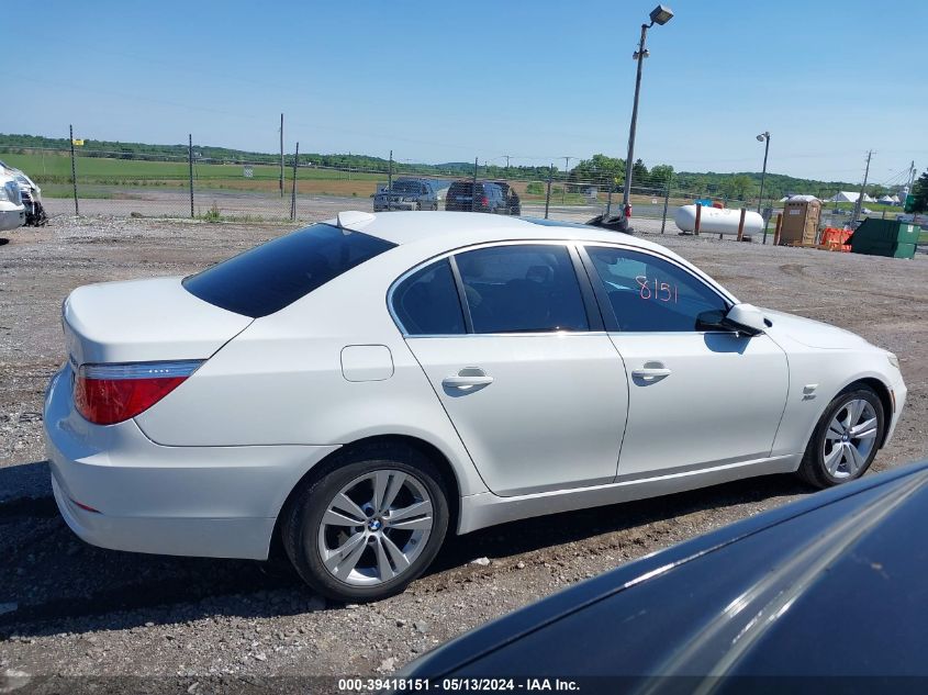 2010 BMW 528I xDrive VIN: WBANV1C54AC389372 Lot: 39418151