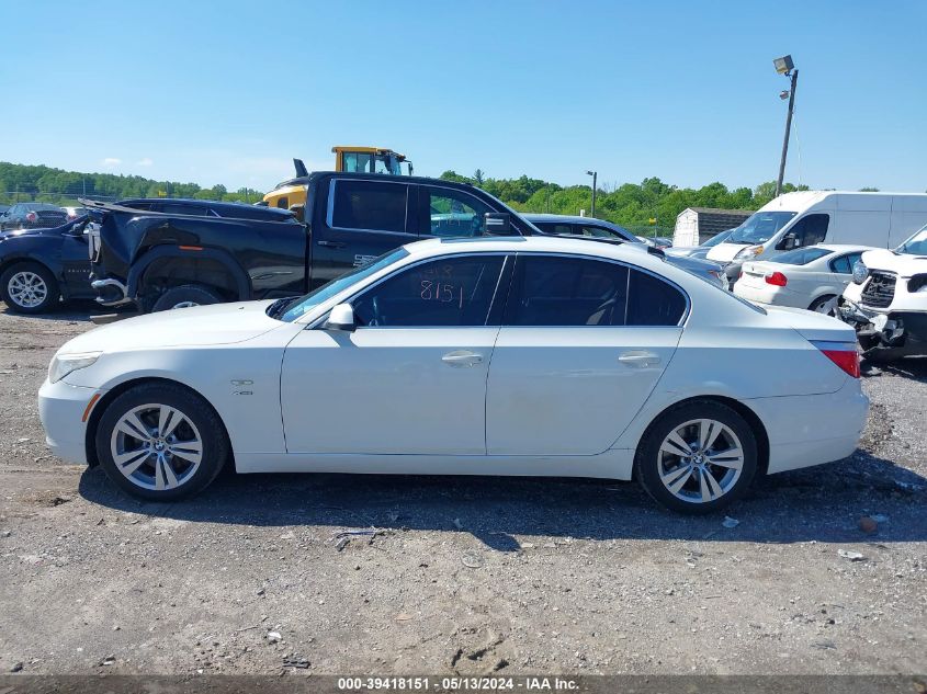 2010 BMW 528I xDrive VIN: WBANV1C54AC389372 Lot: 39418151