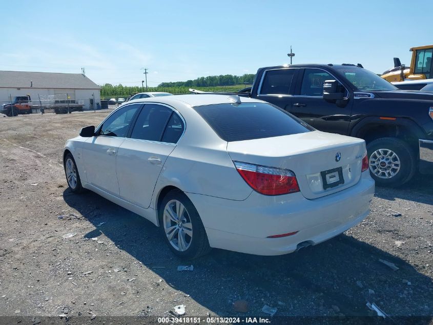 2010 BMW 528I xDrive VIN: WBANV1C54AC389372 Lot: 39418151