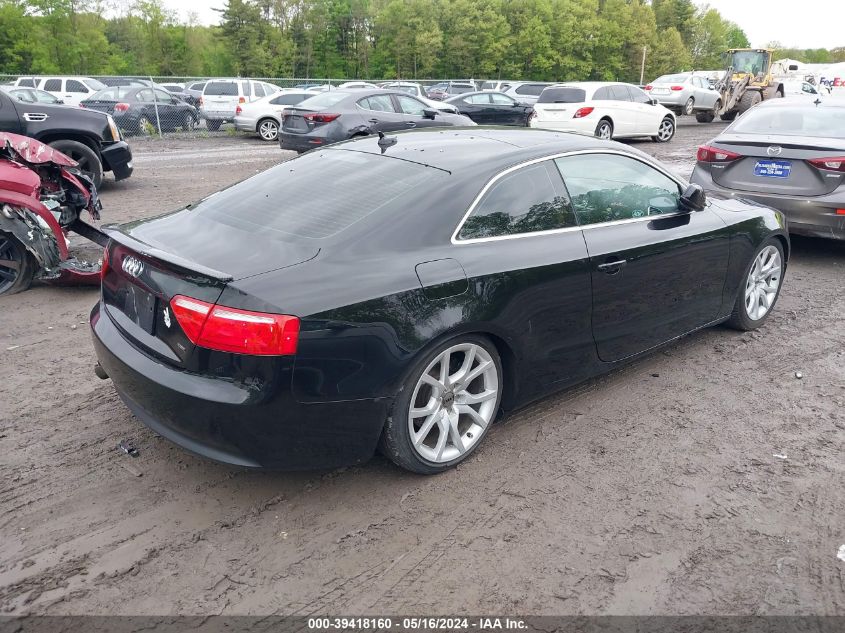 2012 Audi A5 2.0T Premium VIN: WAUGFAFR1CA038051 Lot: 39418160