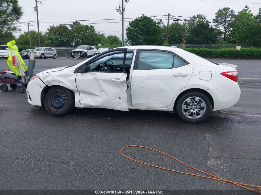 2016 Toyota Corolla S VIN: 2T1BURHE3GC496624 Lot: 39418168