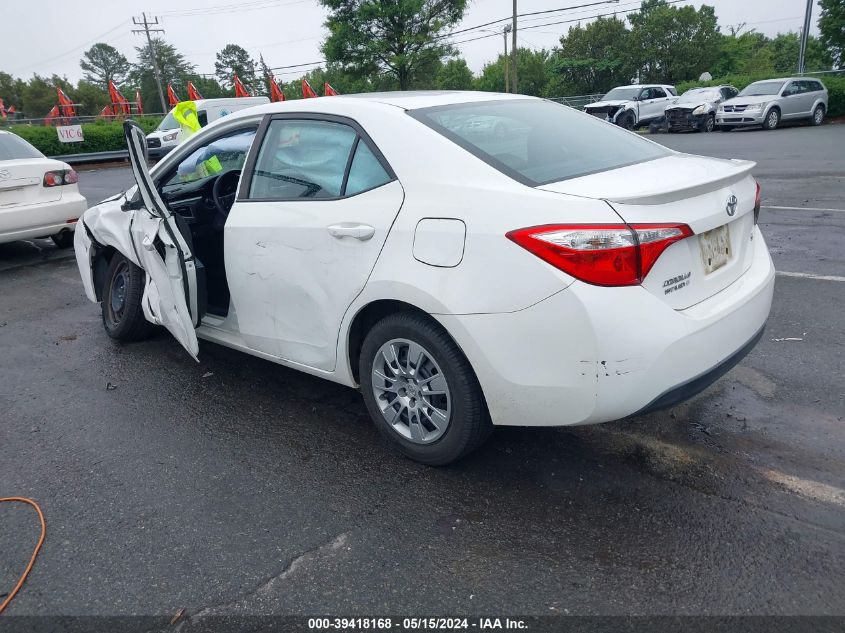 2016 Toyota Corolla S VIN: 2T1BURHE3GC496624 Lot: 39418168