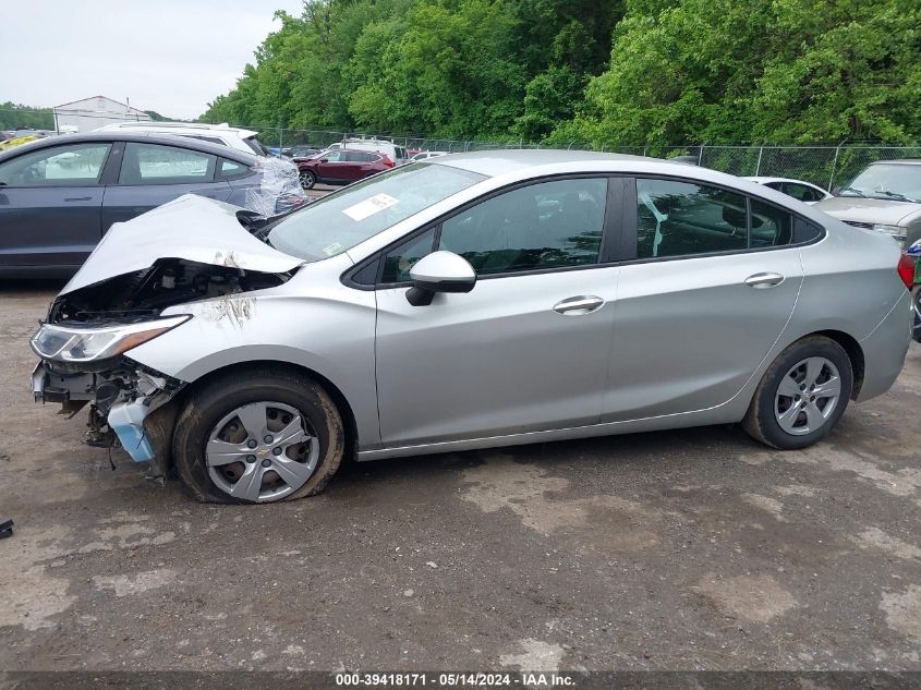 2018 Chevrolet Cruze Ls Auto VIN: 1G1BC5SM6J7228776 Lot: 39418171