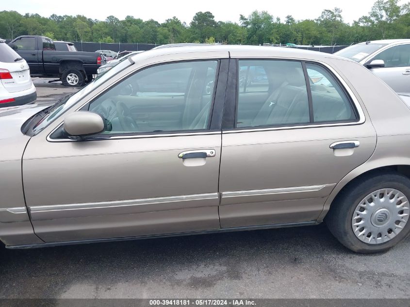 2003 Mercury Grand Marquis Gs VIN: 2MEFM74W63X606557 Lot: 39418181