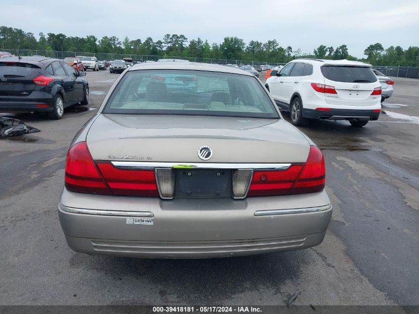 2003 Mercury Grand Marquis Gs VIN: 2MEFM74W63X606557 Lot: 39418181