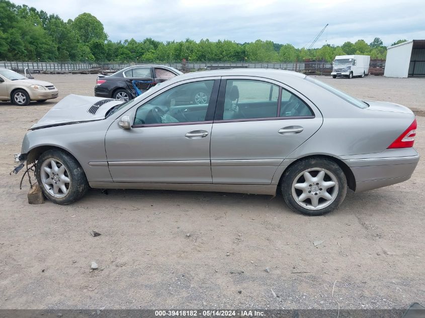 2003 Mercedes-Benz C 240 VIN: WDBRF61J63A472782 Lot: 39418182