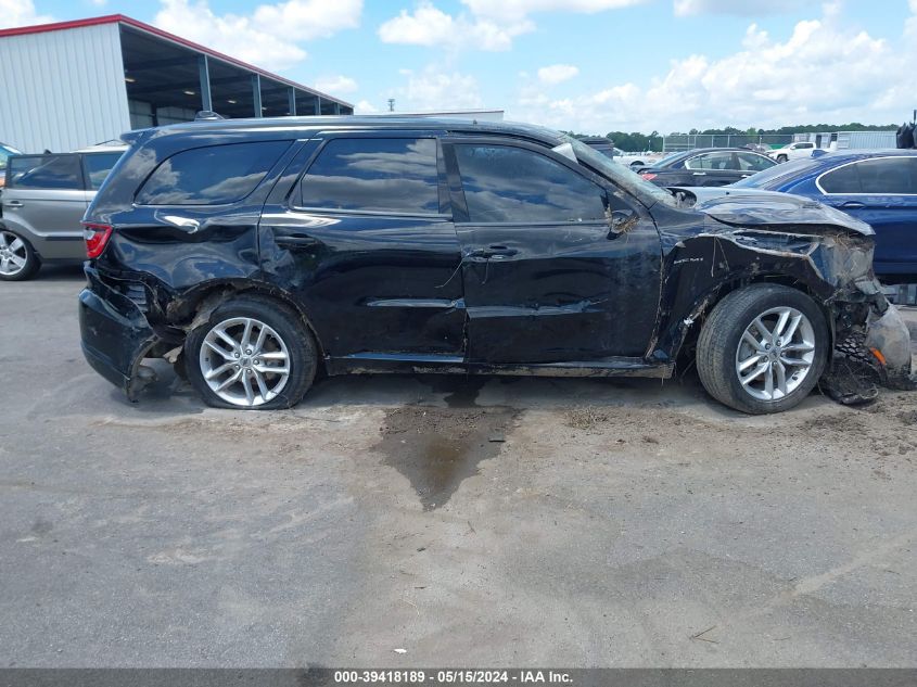 2022 Dodge Durango R/T Awd VIN: 1C4SDJCT9NC230845 Lot: 39418189