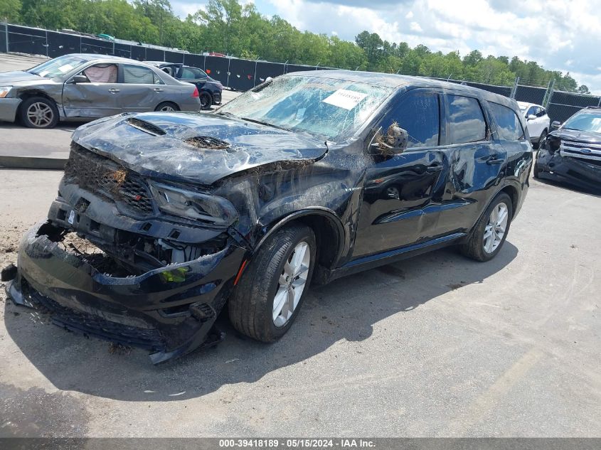 2022 Dodge Durango R/T Awd VIN: 1C4SDJCT9NC230845 Lot: 39418189