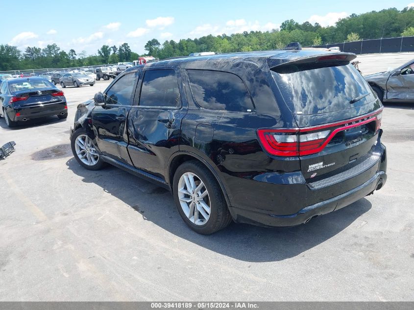 2022 Dodge Durango R/T Awd VIN: 1C4SDJCT9NC230845 Lot: 39418189