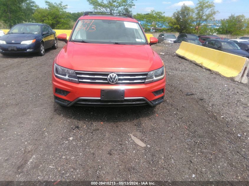 2018 Volkswagen Tiguan 2.0T Se/2.0T Sel VIN: 3VV2B7AXXJM206336 Lot: 39418213