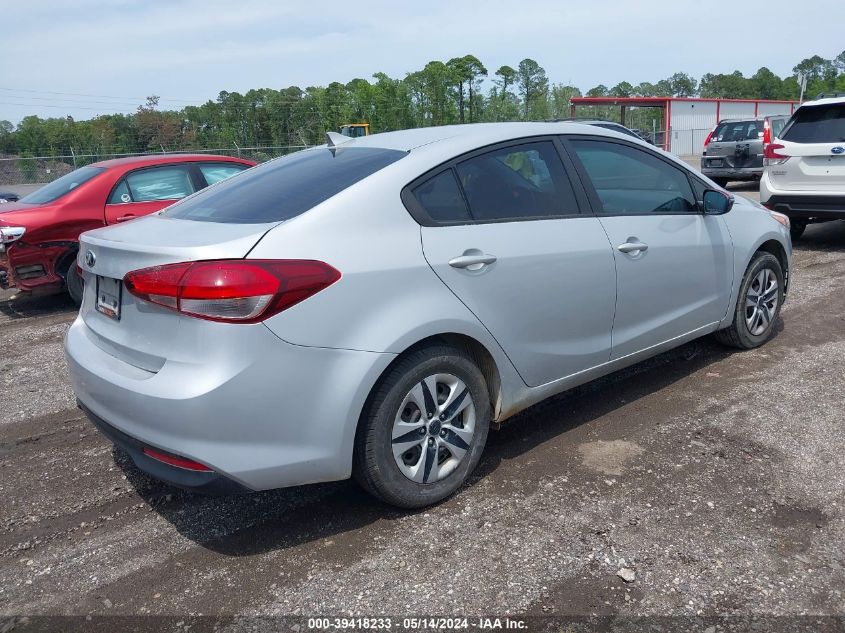 2017 Kia Forte Lx VIN: 3KPFK4A77HE056253 Lot: 39418233