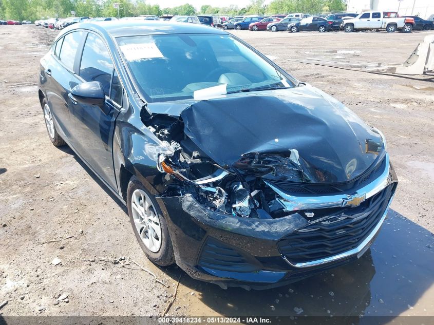 2019 Chevrolet Cruze Ls VIN: 3G1BC6SM7KS603342 Lot: 39418234