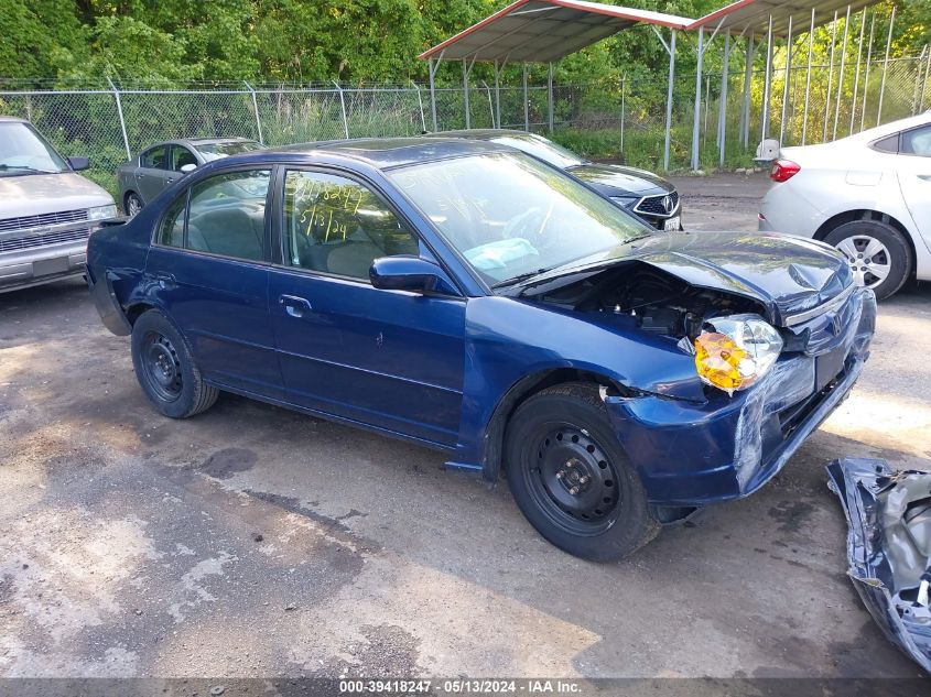 2001 Honda Civic Ex VIN: 1HGES25771L021429 Lot: 39418247