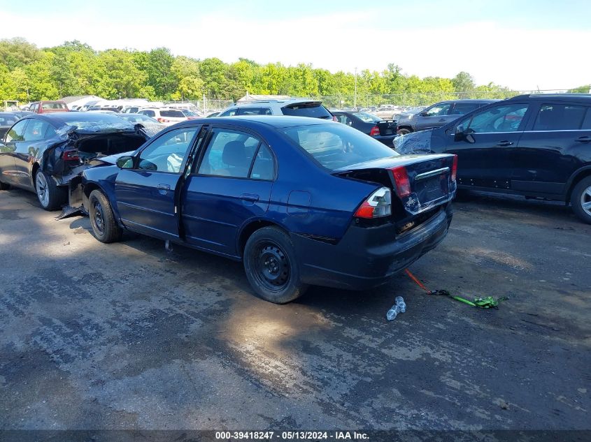 2001 Honda Civic Ex VIN: 1HGES25771L021429 Lot: 39418247