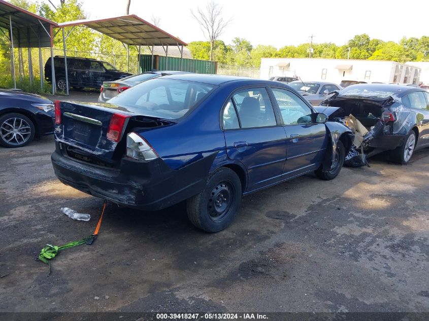 2001 Honda Civic Ex VIN: 1HGES25771L021429 Lot: 39418247