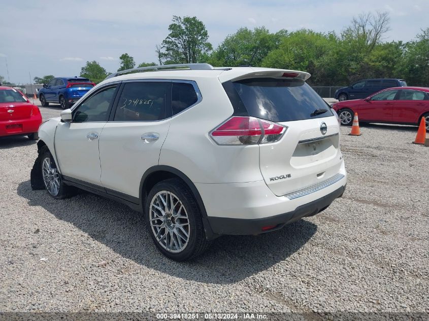 2015 Nissan Rogue Sv VIN: 5N1AT2MV6FC770610 Lot: 39418251