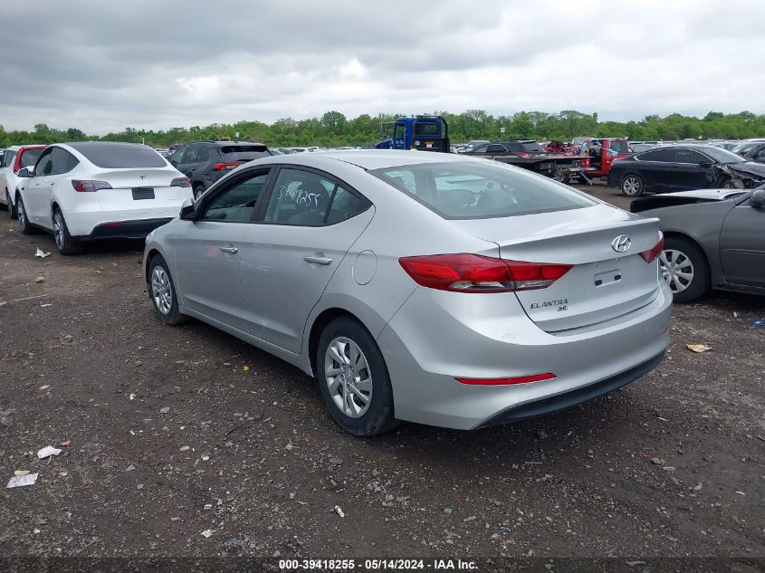 2018 Hyundai Elantra Se VIN: 5NPD74LF8JH261899 Lot: 39418255