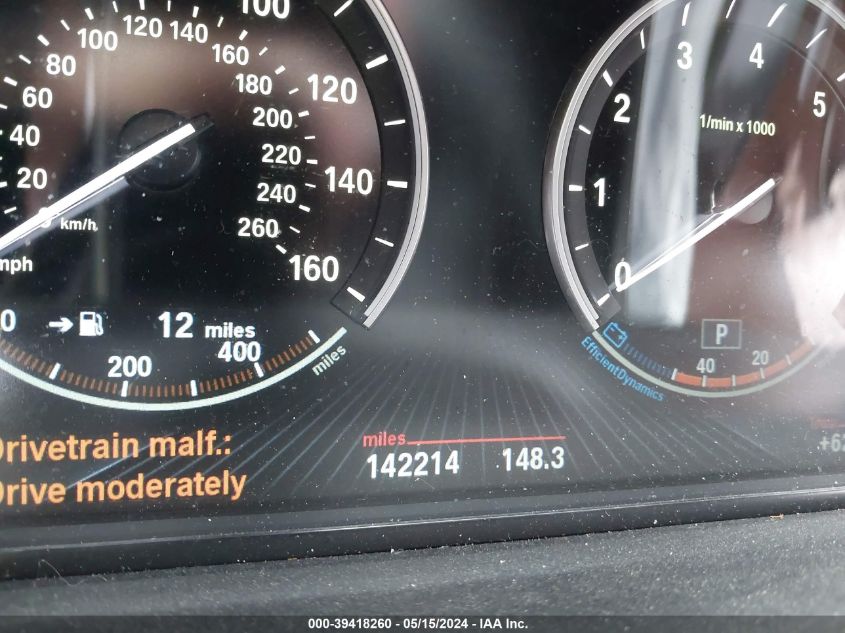 2013 BMW 535I xDrive VIN: WBAFU7C51DDU76784 Lot: 39418260