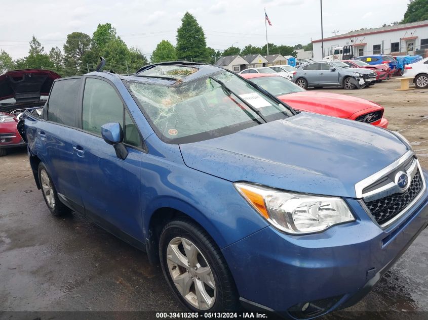 2015 Subaru Forester 2.5I Premium VIN: JF2SJADC1FH822253 Lot: 39418265