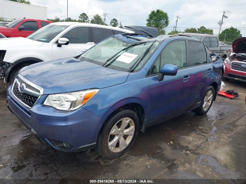 2015 Subaru Forester 2.5I Premium VIN: JF2SJADC1FH822253 Lot: 39418265