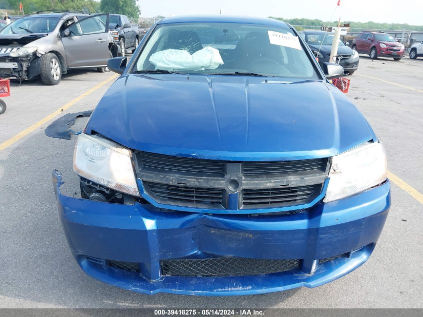 2010 Dodge Avenger Sxt VIN: 1B3CC4FB1AN174847 Lot: 39418275