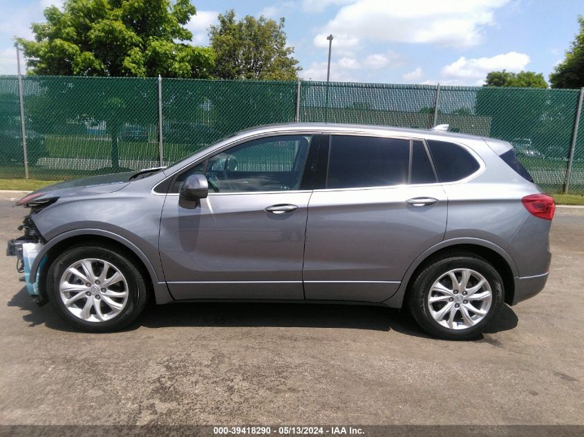 2019 Buick Envision Fwd Preferred VIN: LRBFXBSAXKD013954 Lot: 39418290