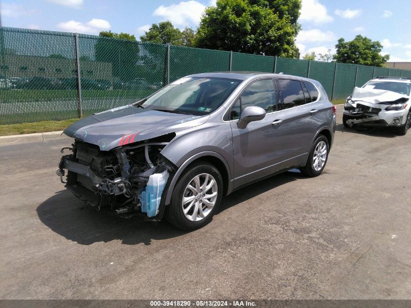 2019 Buick Envision Fwd Preferred VIN: LRBFXBSAXKD013954 Lot: 39418290